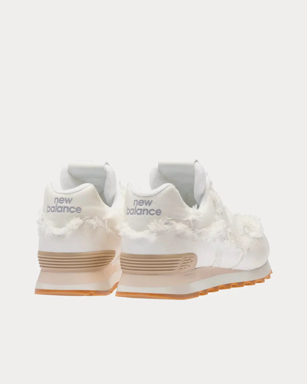 574 SL Low Baskets – White Edition